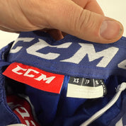 New Royal Blue CCM Youth Hockey Warm Up Pant | Youth XS | #888600323596 - Top Flight Hockey