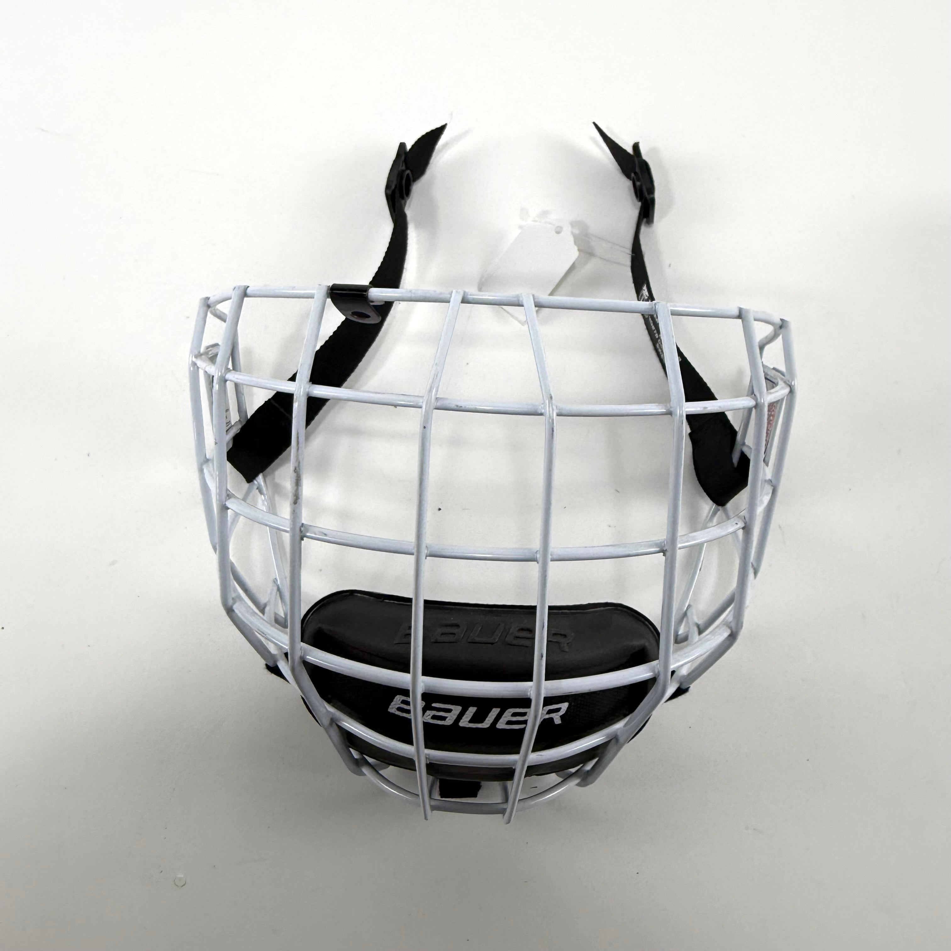 New White Bauer Profile 2 Cage | Sr. XS | R603 - Top Flight Hockey