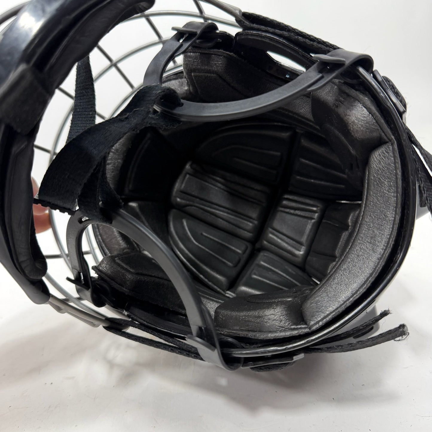 Used Black CCM FL40 Helmet Cage Combo | Senior Small | AB506