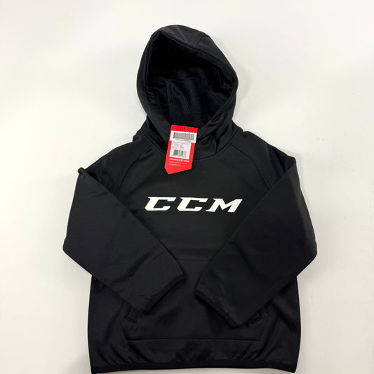 New Black CCM Youth Core Tech Pullover Hoodie | Youth XS | #888600315683