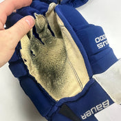 Used Royal Blue Bauer Nexus 1000 Gloves | 14" | Carle Tampa Bay | TBL379