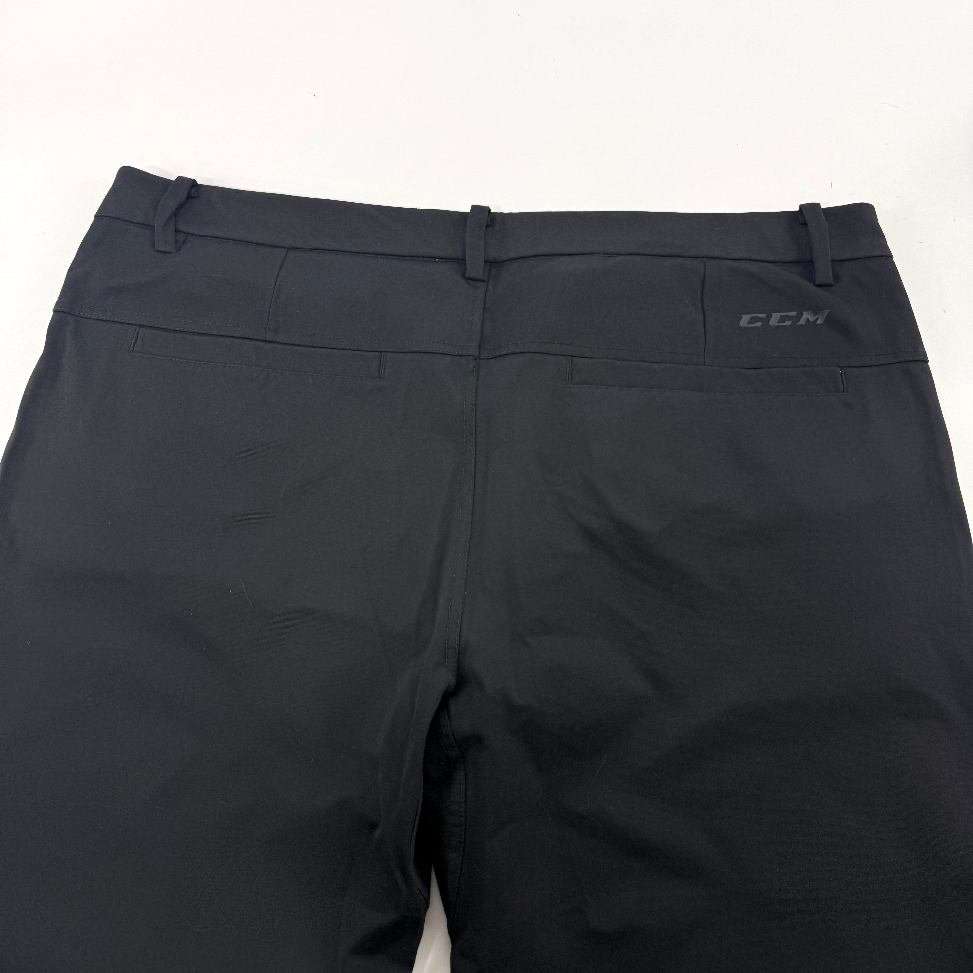 New Black CCM Mens Travel Pant | 40" | #888600717821 - Top Flight Hockey