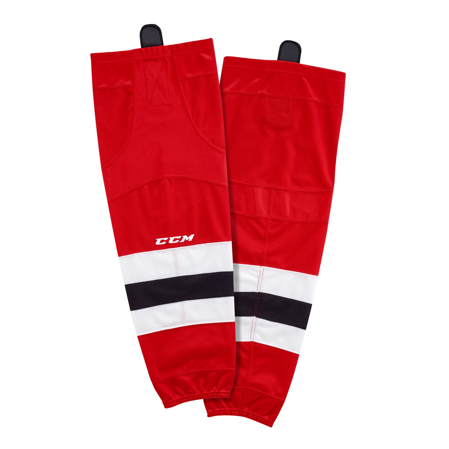 Brand New - New Jersey Devils Home CCM Quicklite 8000 Hockey Socks - Intermediate - Top Flight Hockey