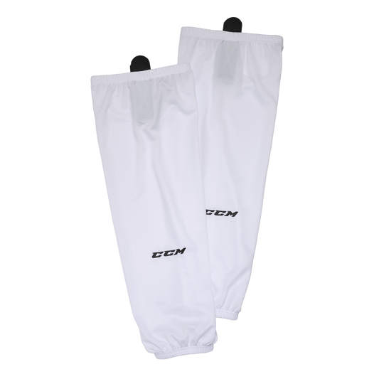 New CCM White SX5000 Hockey Socks | Youth | #191520281922 - Top Flight Hockey