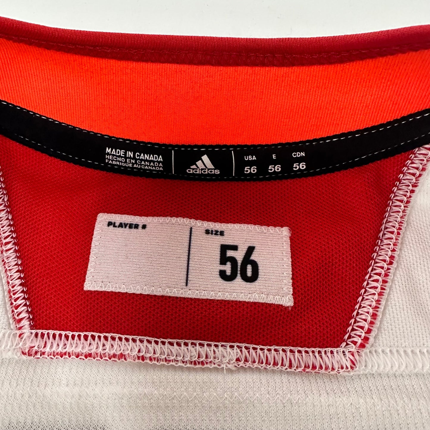 SERPA #29 - White Chicago Blackhawks Camp / Practice Jersey - Adidas MIC Size 56