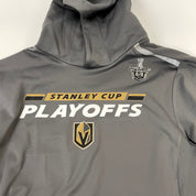 Brand New Grey Fanatics Team Issued Staley Cup Playoffs Hoodie | Vegas Golden Knights | Senior Large