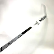 New Regular White/Navy Warrior Ritual V4 Goalie Stick | 24" Paddle W31 Curve | R298