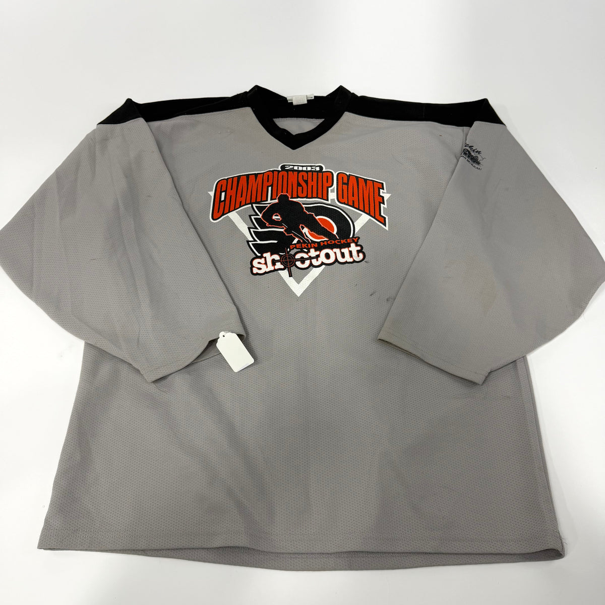 Used Grey Perkin Hockey Shootout Jersey | Senior XL | AB207
