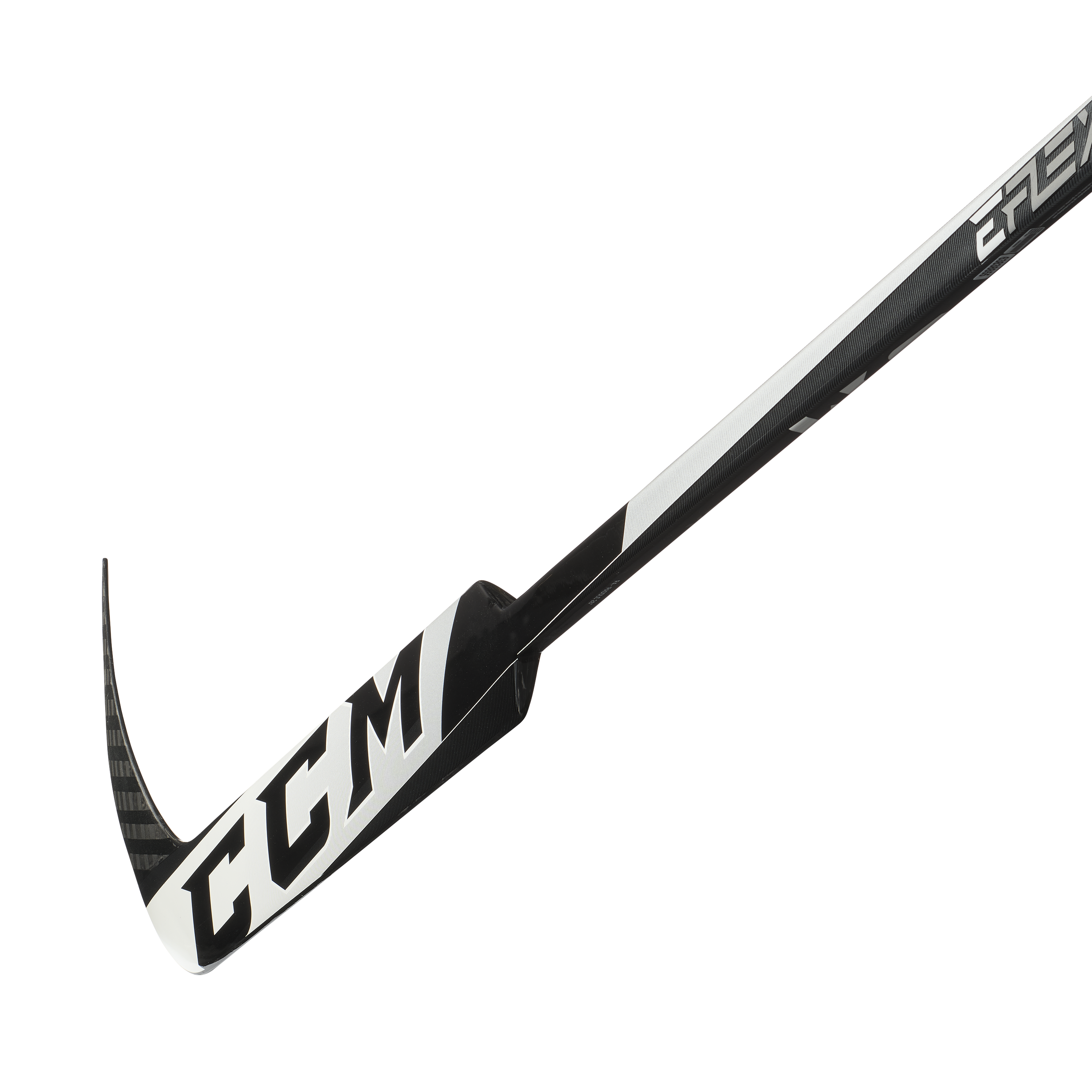 New Full Right CCM Black/White E Flex 5.9 Goalie Stick | P4 Curve 23" | #191520207359 - Top Flight Hockey