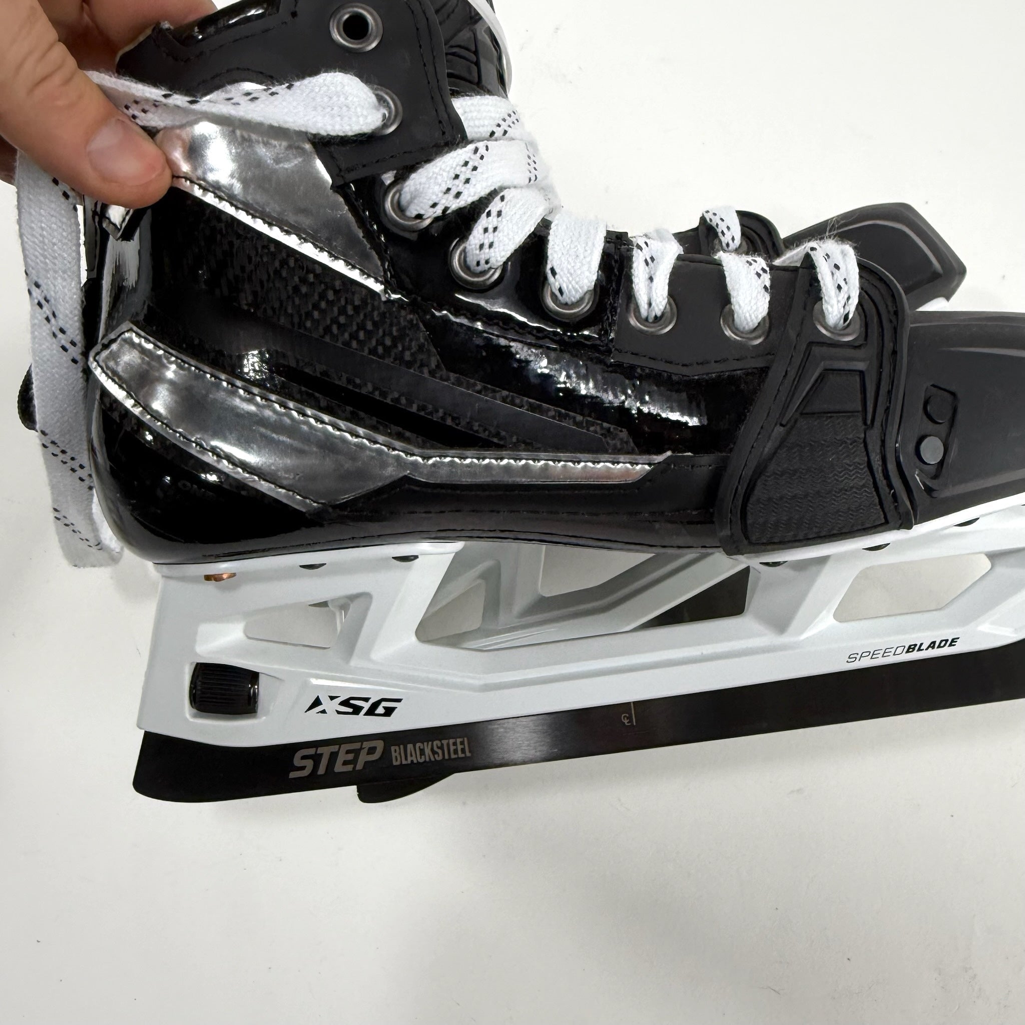 Used CCM Tacks ASV Pro Goalie Skate Prototype | 5.5 R | E331 - Top Flight Hockey