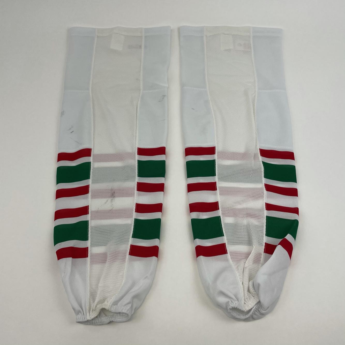 Like New | Ontario Reign AHL "Christmas" Socks | Sp Edge - Top Flight Hockey