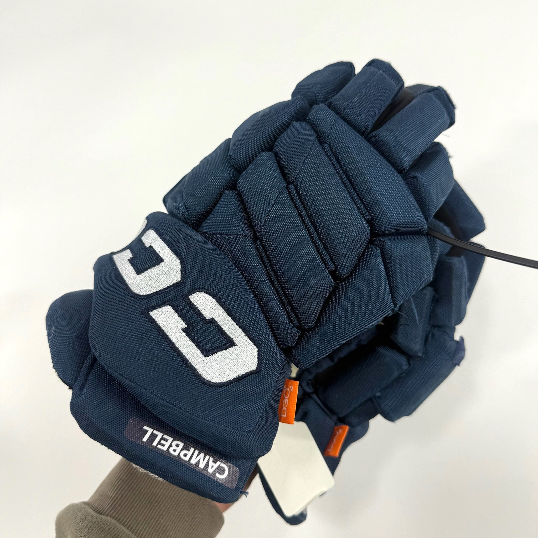 Used Navy CCM Jetspeed Pro Gloves | 14" | D357