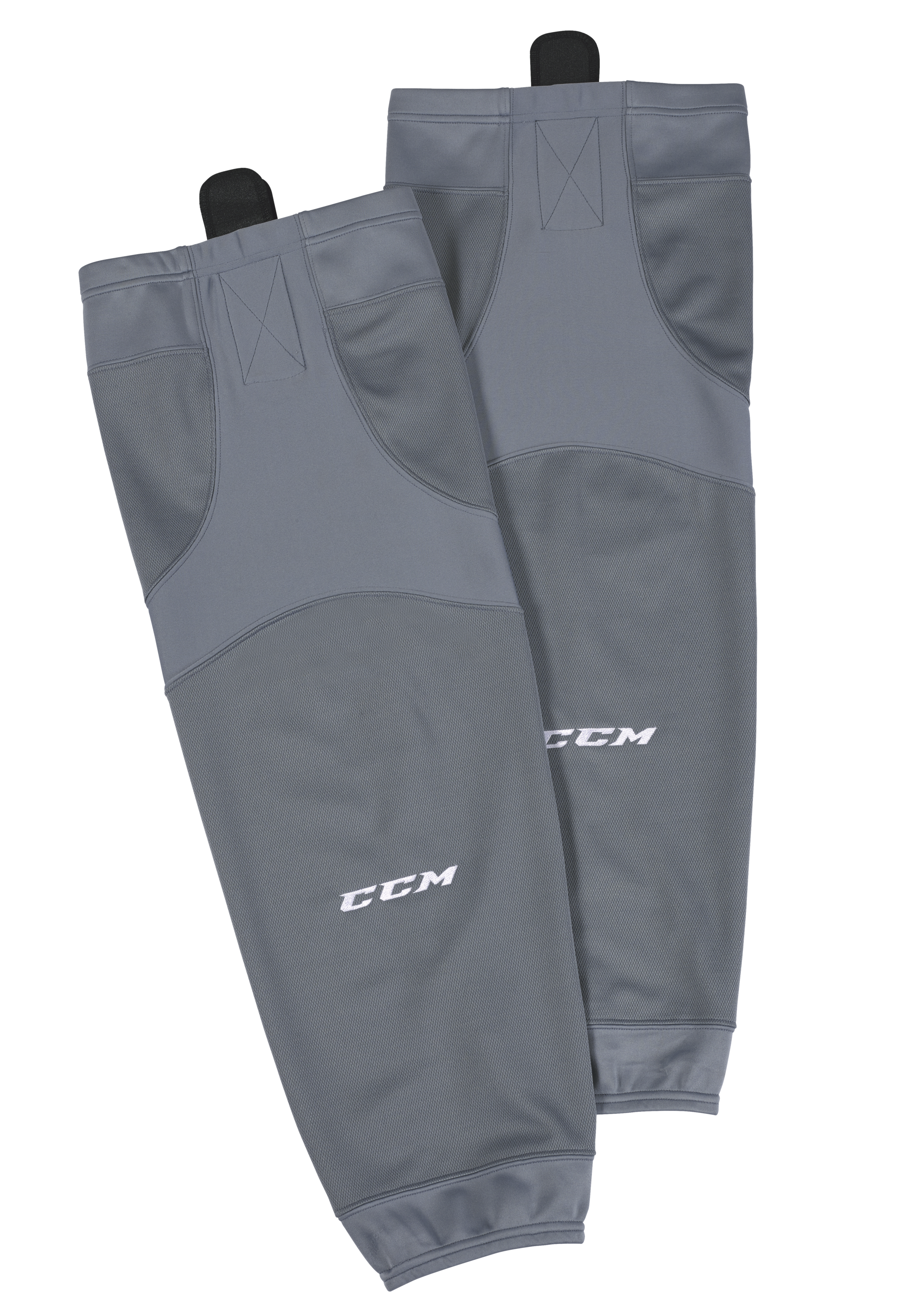 Grey New Senior CCM SX6000 Socks with Velcro