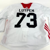 LUYPEN #73 - NEW - White Chicago Blackhawks Camp / Practice Jersey - Adidas MIC Size 56 - Top Flight Hockey