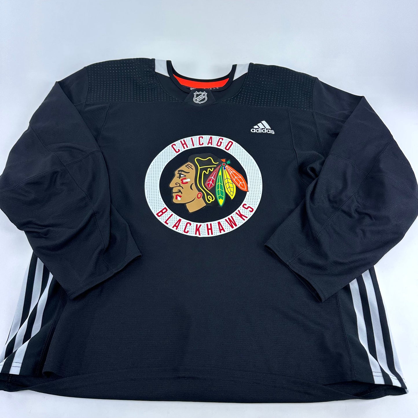 HEALEY #47 - Black Chicago Blackhawks Practice Jersey - Adidas MIC Size 58