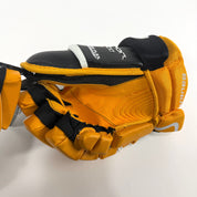 New Black/Yellow Bauer Vapor X100 Gloves | 13" | U341 - Top Flight Hockey