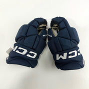 Used Navy CCM Jetspeed Pro Gloves | 15" | D352