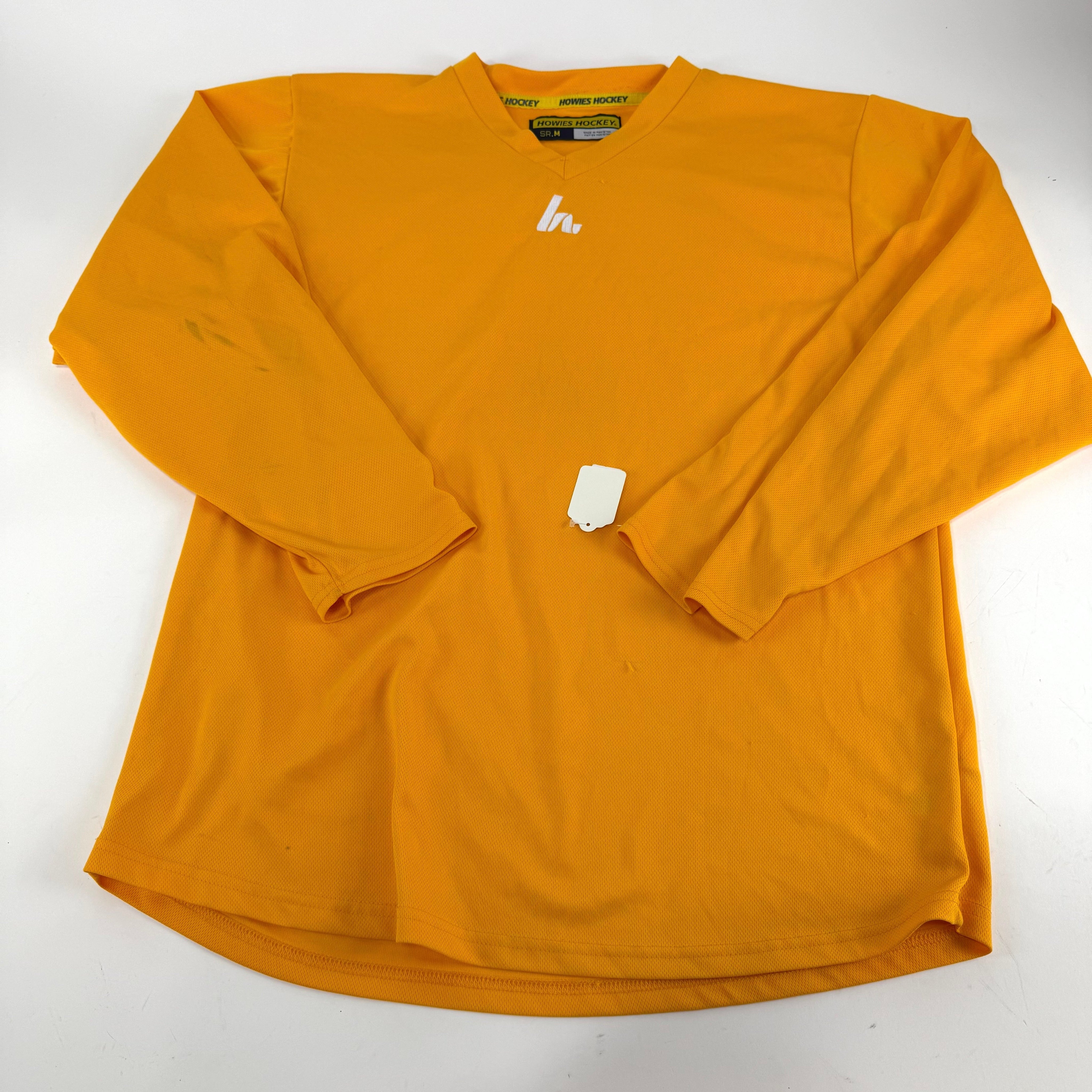 Used Yellow Howie's Practice Jersey | Sr Medium | R127 - Top Flight Hockey