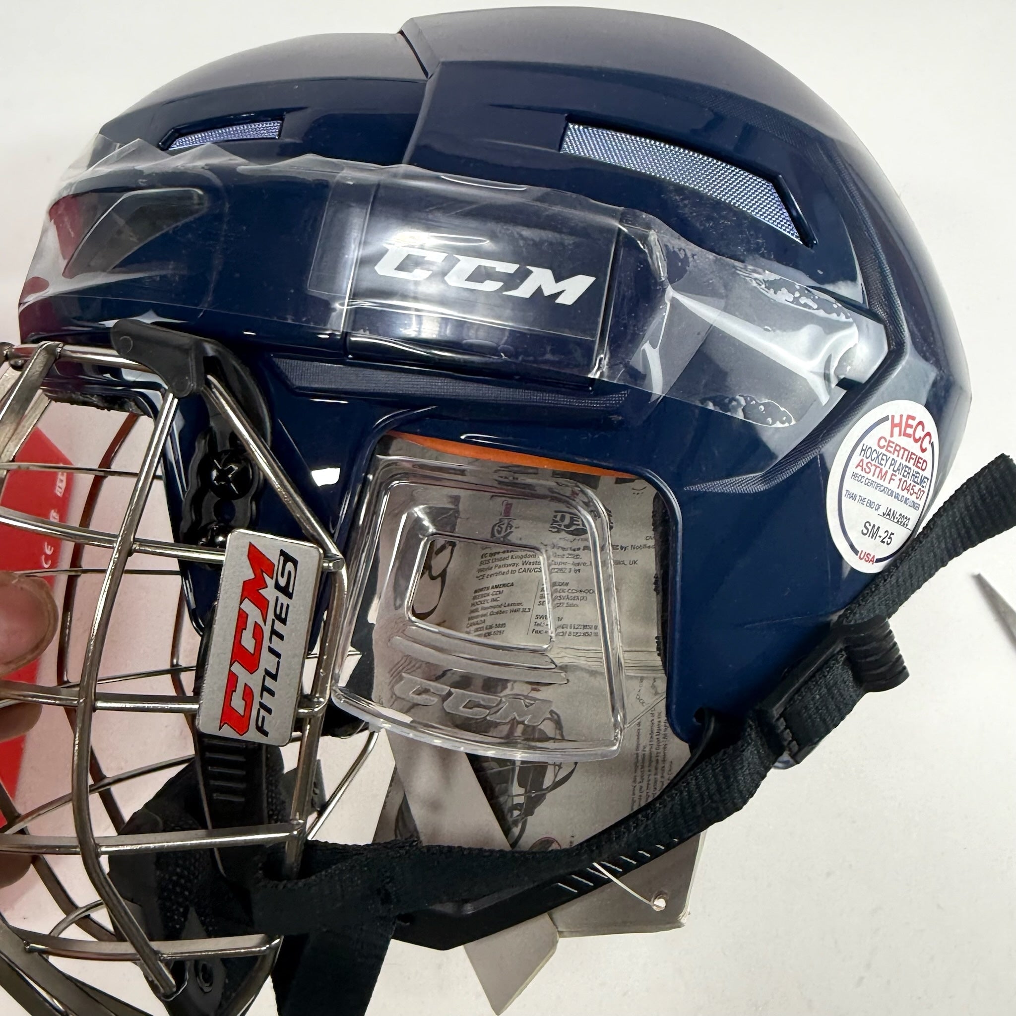 New Navy CCM Fitlite 3DS Combo | Small - Top Flight Hockey