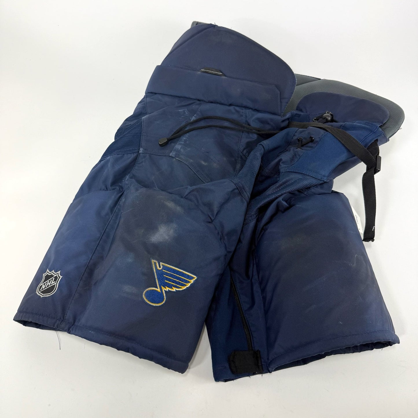 Used Navy STL Blues Bauer Custom Pro Pants | Large | Kapanen | D197 - Top Flight Hockey
