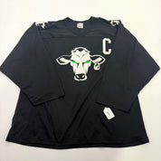Used Black CCM Cow Jersey | Large | A111 - Top Flight Hockey
