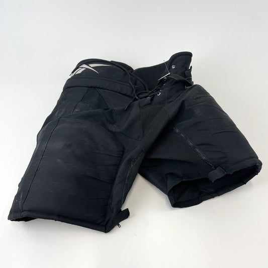 Used Black Reebok Pro Stock Pants | Senior Large | D198 - Top Flight Hockey
