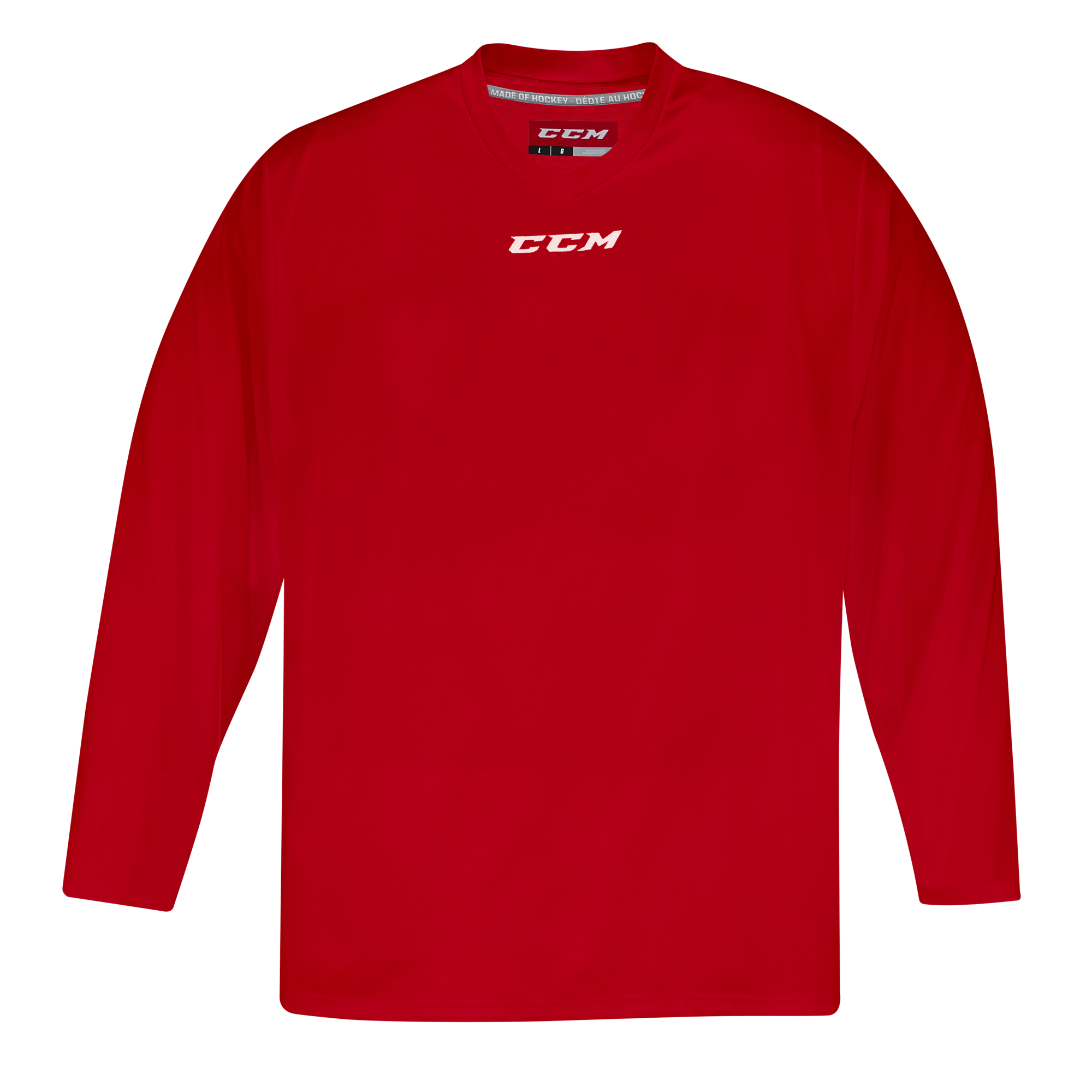 New CCM 5000 Series Practice Jersey Red | Senior L | #888600654973 - Top Flight Hockey