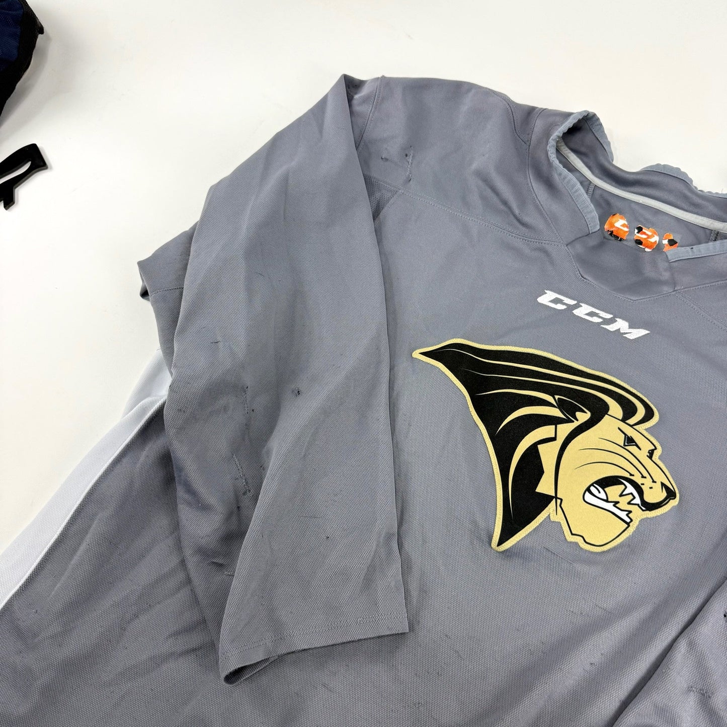 Used Grey Lindenwood CCM Practice Jersey | XL | E204 - Top Flight Hockey