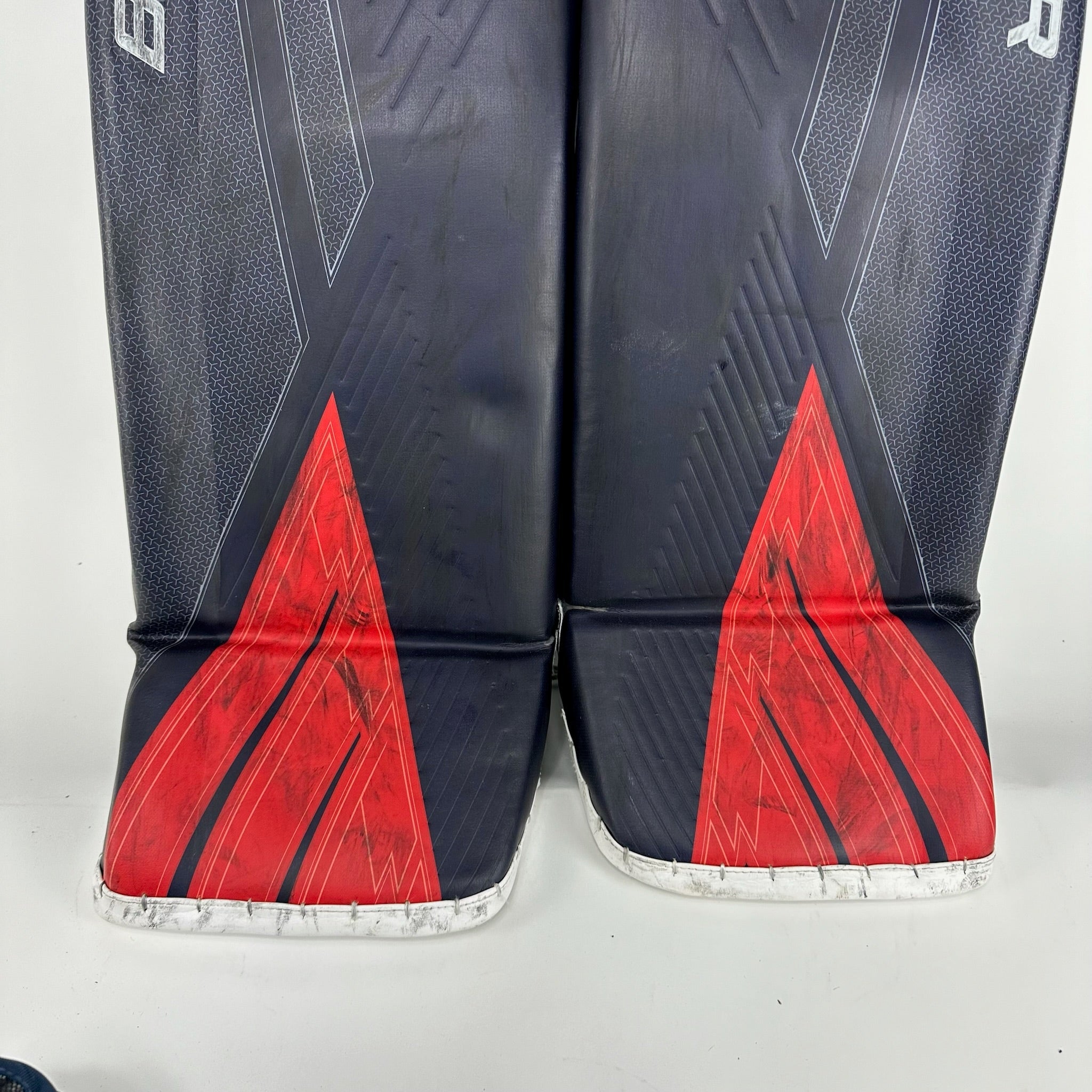 Used Red White Blue Bauer Supreme Ultra Sonic Full Goalie Set | Full Right | 35+1"