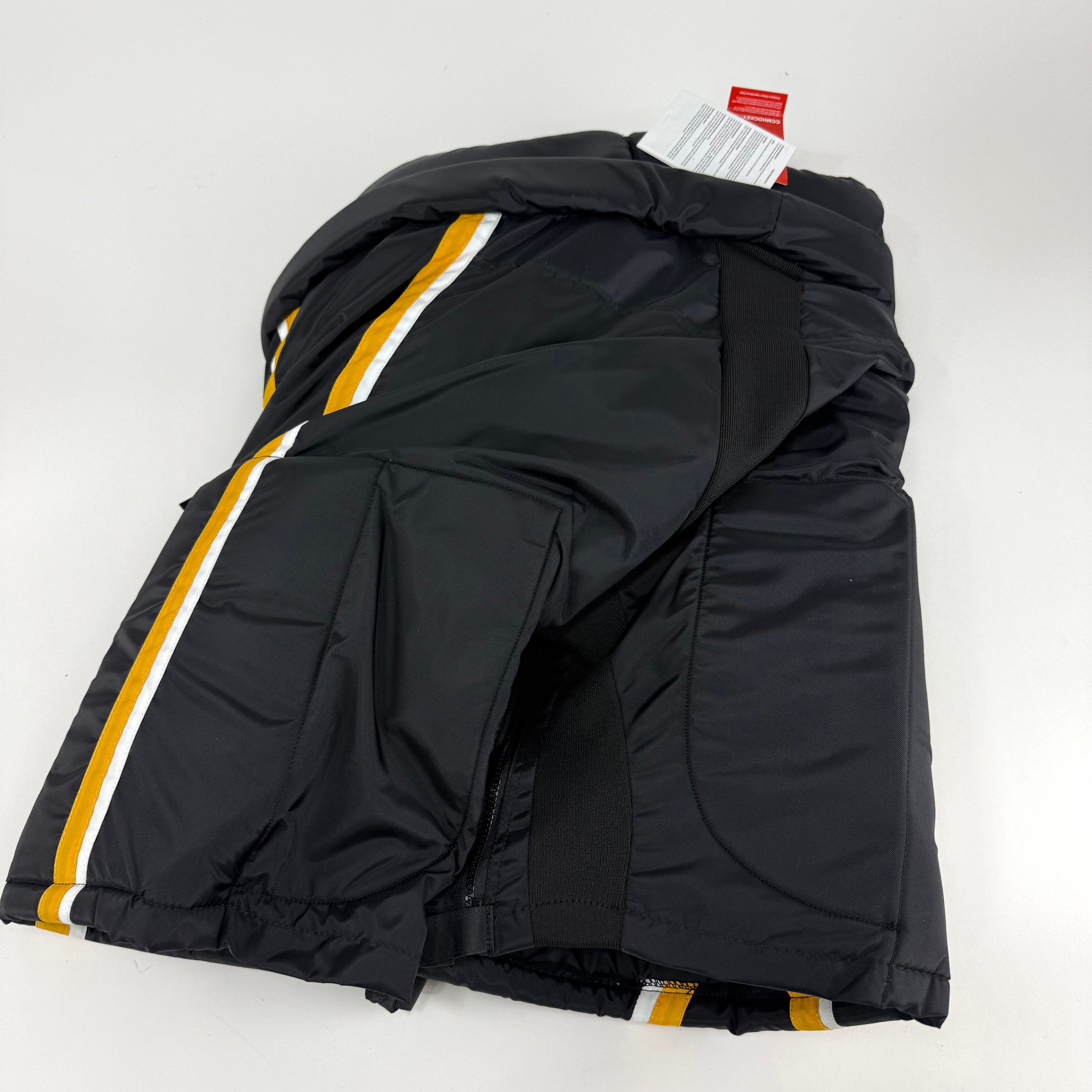 New Black Calgary Flames CCM HP70 Pants | XL +2" | J605 - Top Flight Hockey