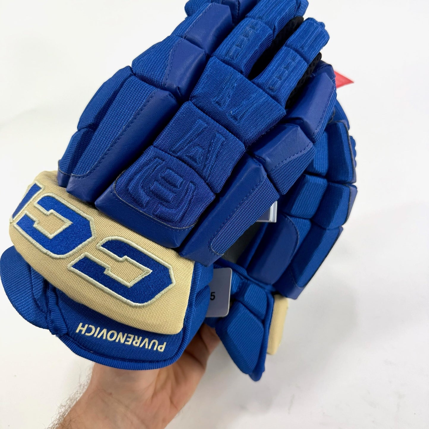 New STL Blues Heritage CCM HGCL Pro Gloves | 13" | Perunovic | D135 - Top Flight Hockey