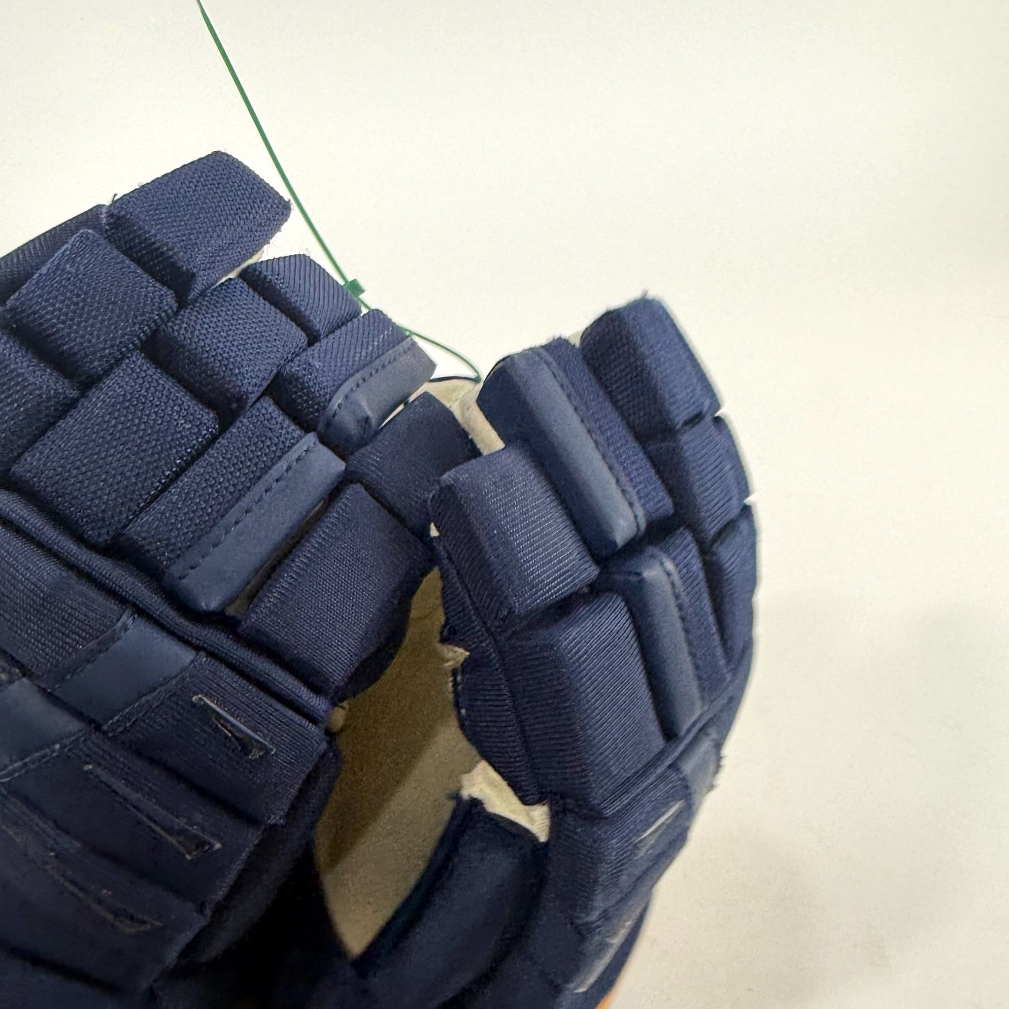 Used Navy STL Blues Warrior Alpha DX Pro Gloves | 14" | Suter | D161 - Top Flight Hockey