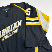 Used Adrian College Black Harrow Mens Game Jersey | Size XL | #15