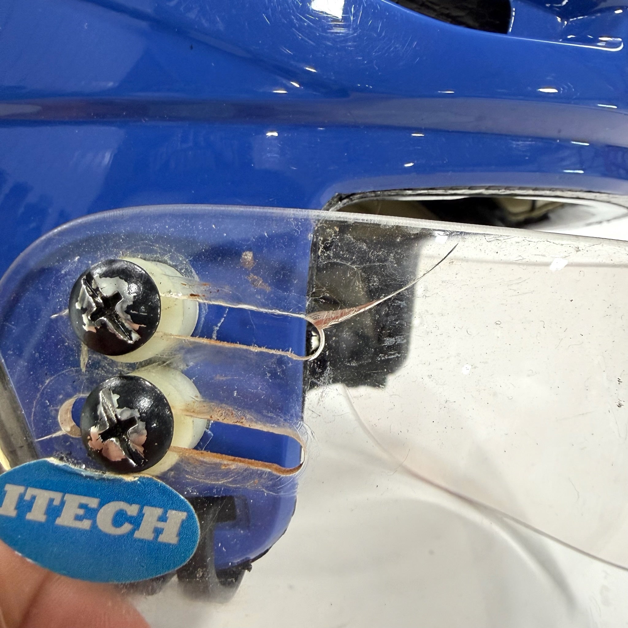Used Royal Easton S19 Helmet With Itech Visor | Medium | #A11 - Top Flight Hockey