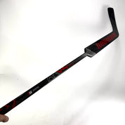 New Regular Black/Red Warrior Ritual V4 Goalie Stick | 25.5" Paddle Custom Curve | Mrazek | R302 - Top Flight Hockey