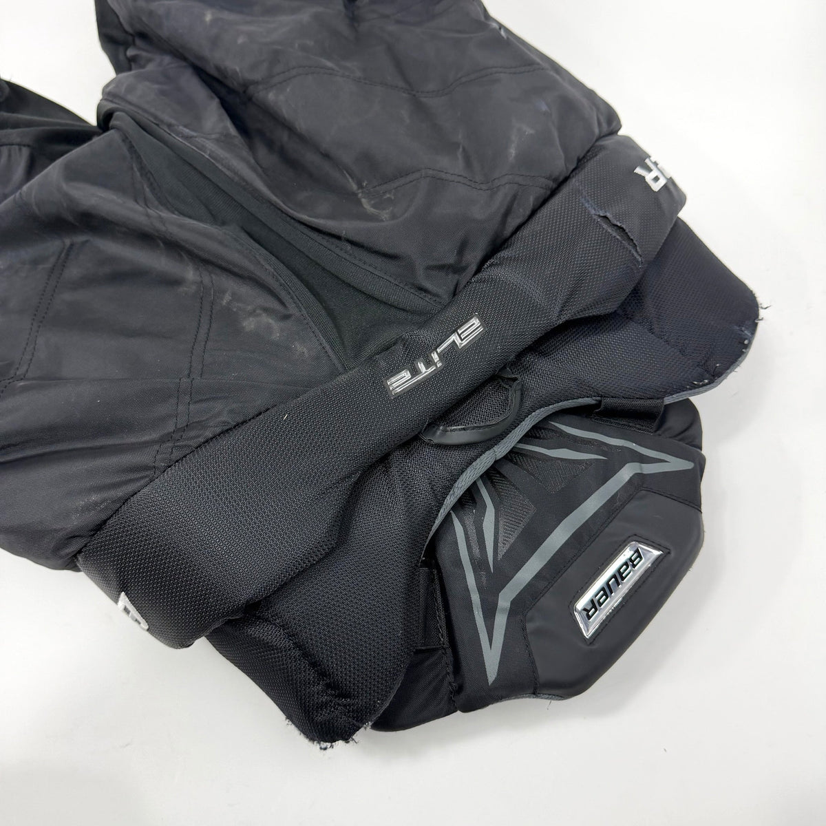 Used Black Bauer Elite Goalie Pants | Senior Small | AB132 - Top Flight Hockey