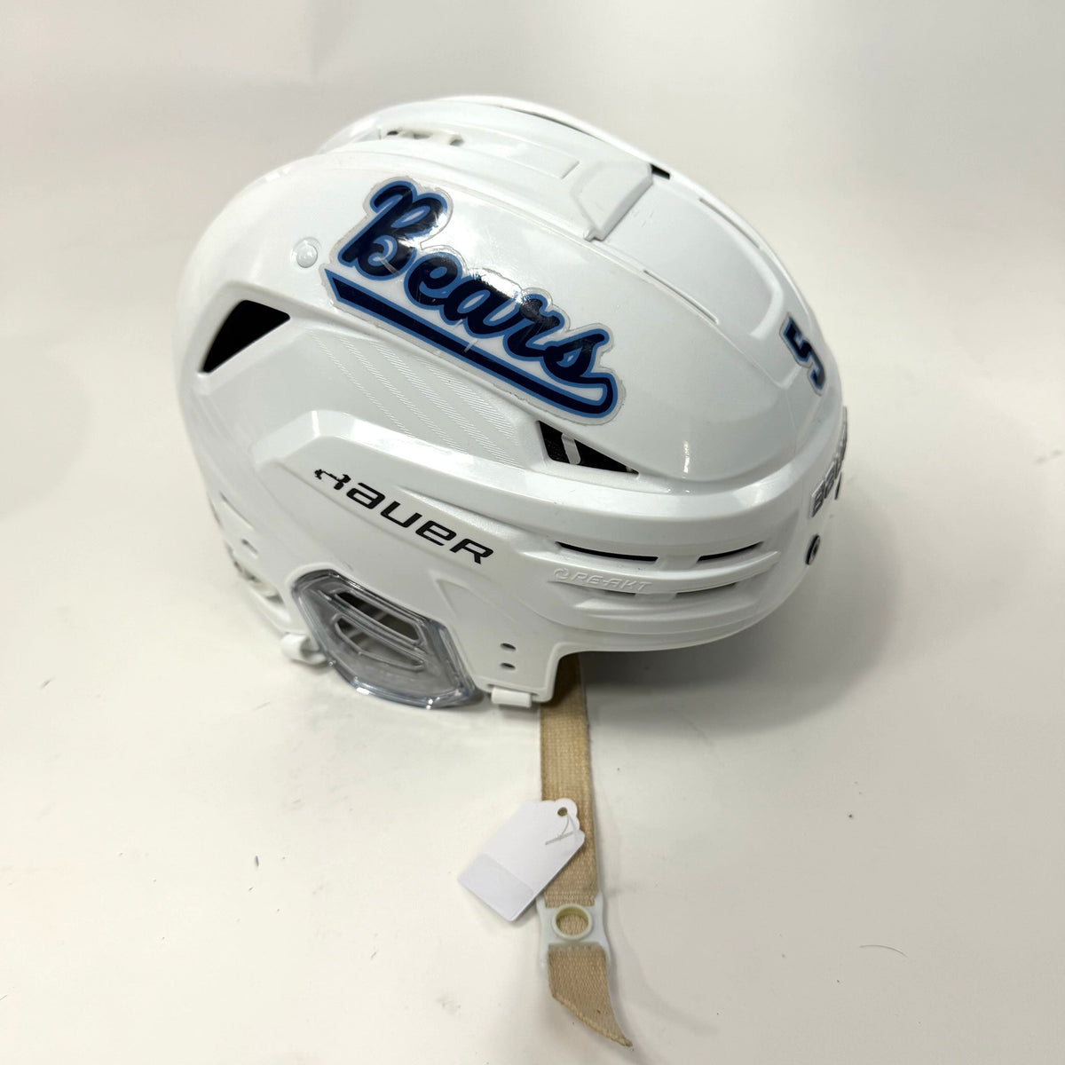 Used White Bauer Re-akt 85 Helmet | Medium | AB172 - Top Flight Hockey