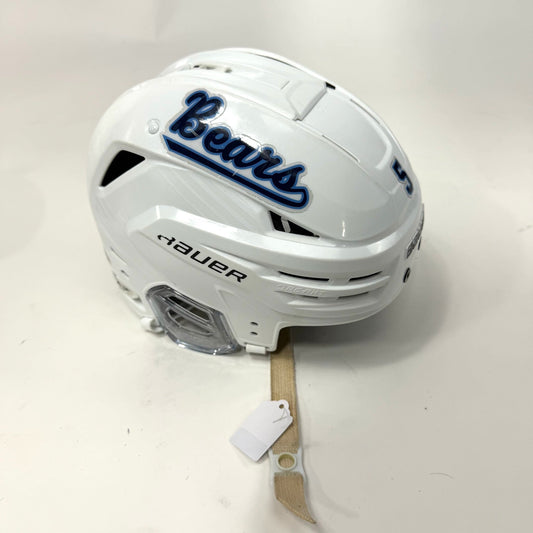 Used White Bauer Re-akt 85 Helmet | Medium | AB172 - Top Flight Hockey