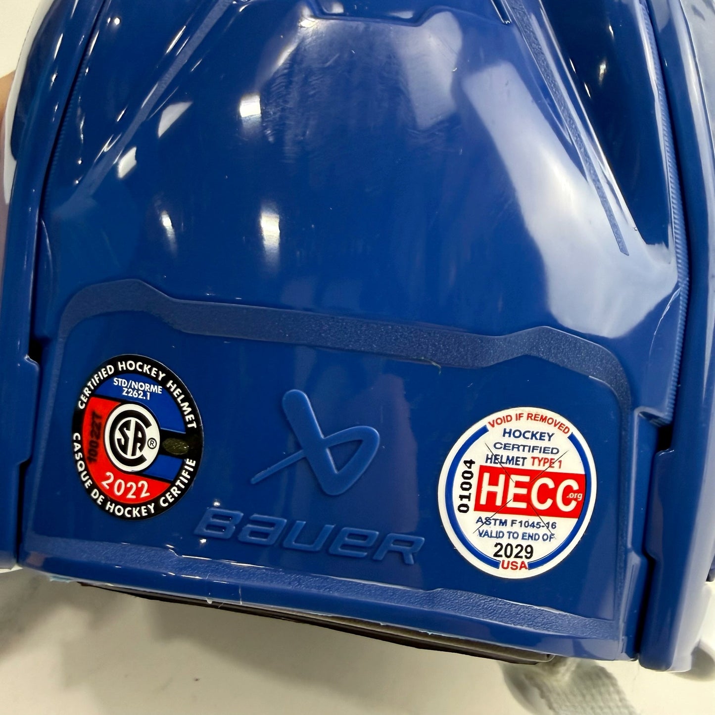 New Royal Bauer Re-Akt 85 Helmet | Senior Small | St. Louis Blues - Top Flight Hockey