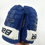 Used Royal Blue Bauer Nexus 1000 Gloves | 14" | Carle Tampa Bay | TBL379