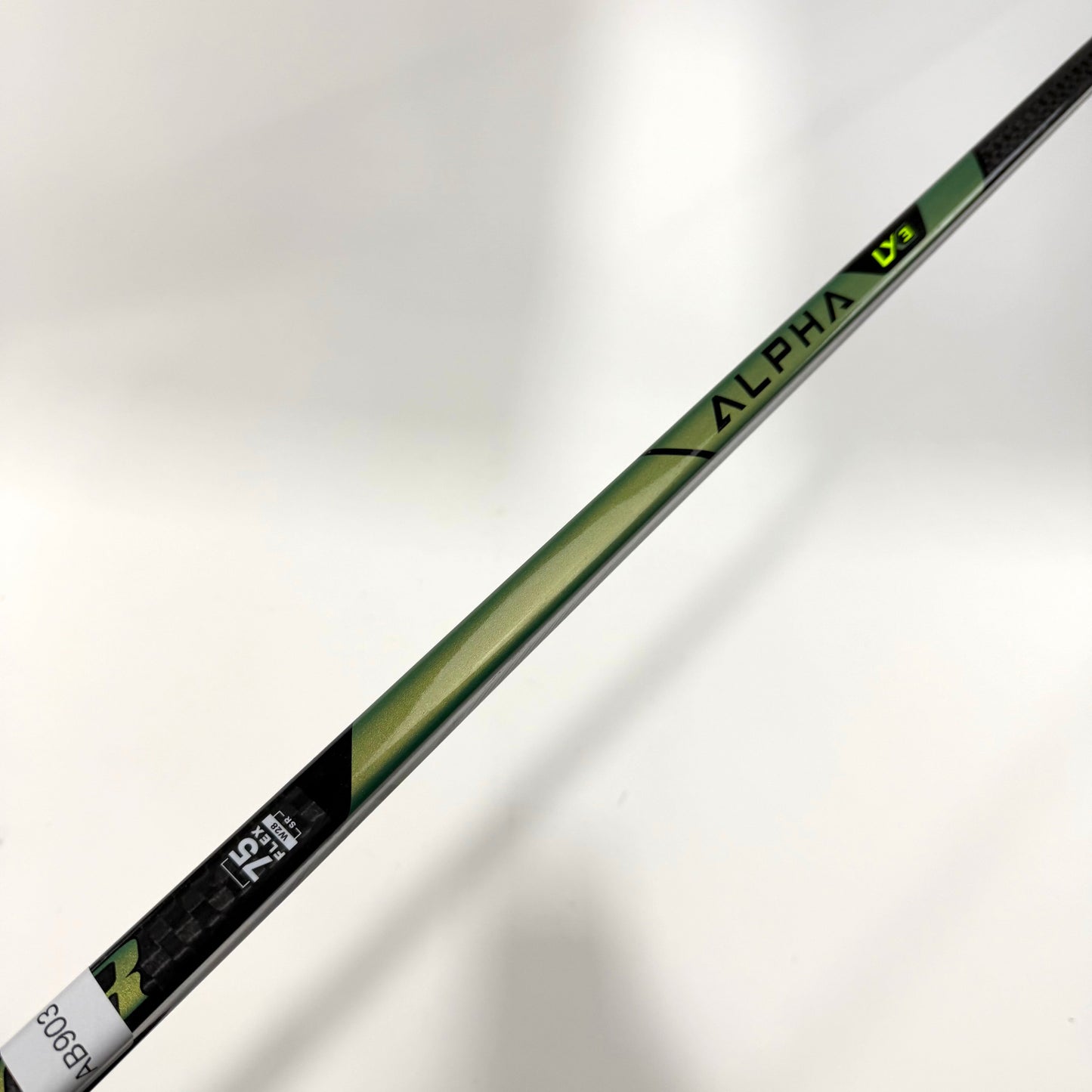 Used Left Warrior Alpha LX3 | 75 Flex W28 Curve Grip | AB903