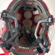 Brand New CCM Resistance Helmet in Box - Harvard Red - Small - #CCM376