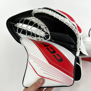 Brand New CCM 6.9 White, Red, and Black Glove and Blocker - Intermediate