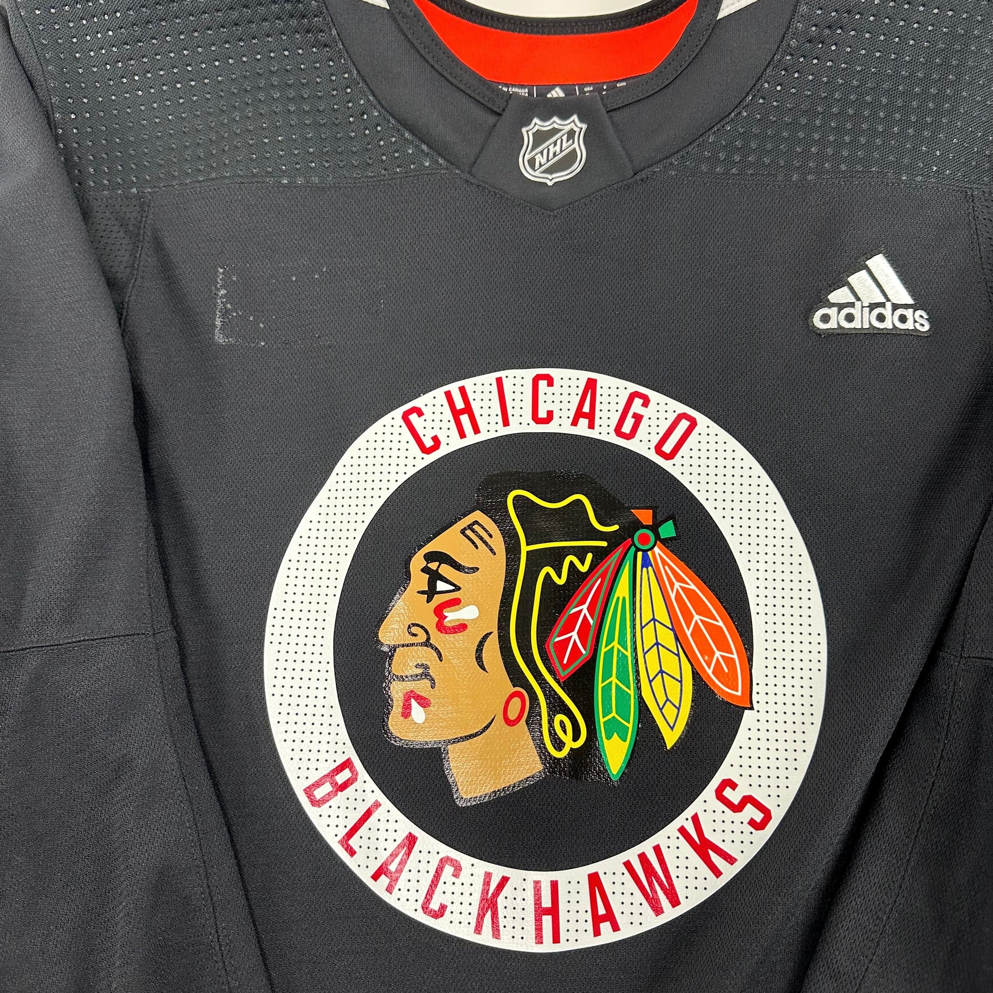 PHILP #39 - Black Chicago Blackhawks Practice Jersey - Adidas MIC Size 56 - Top Flight Hockey