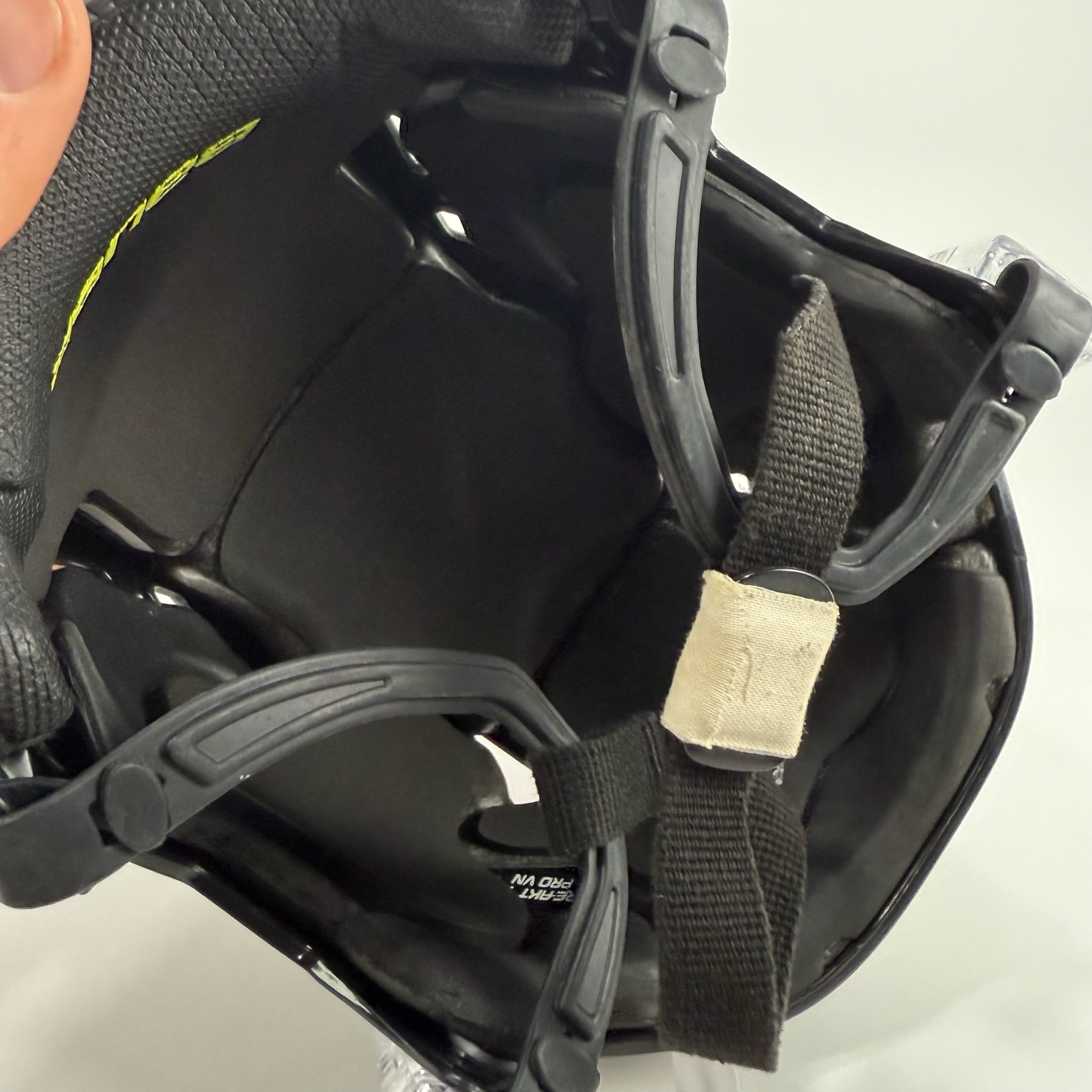 Used Black Chicago Steel Bauer Re-akt 150 Pro VN Helmet | SR S | R595 - Top Flight Hockey