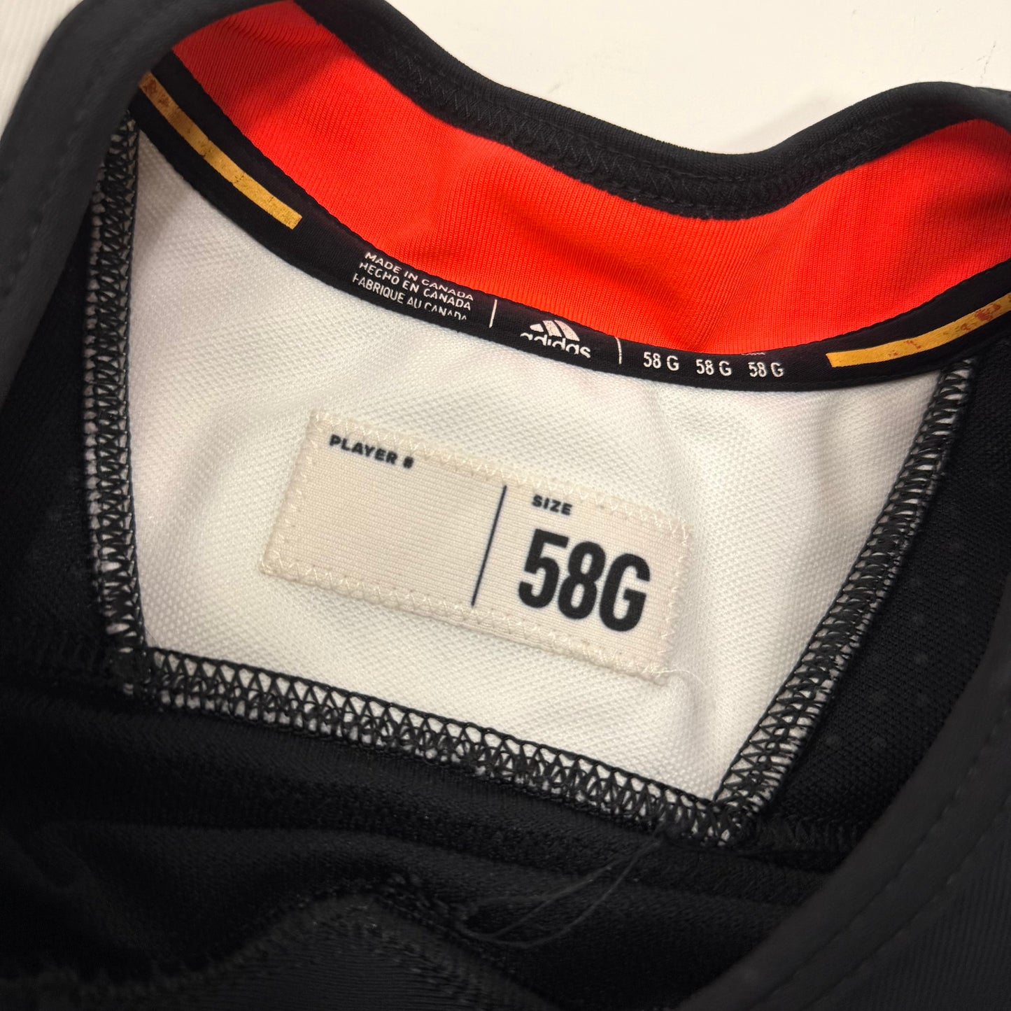 Used Black Chicago Blackhawks Adidas MIC Practice Jersey | Size 58G | Berube #34