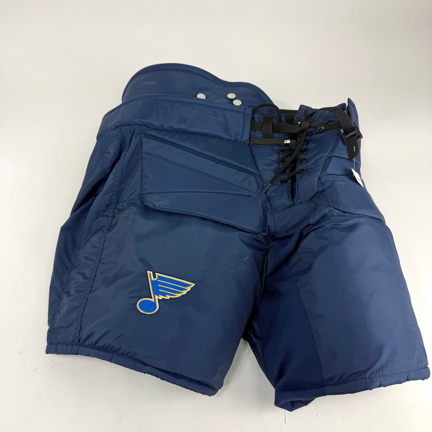 Used Navy STL Blues HPG14A Goalie Pants | Fit 2 | R582 - Top Flight Hockey