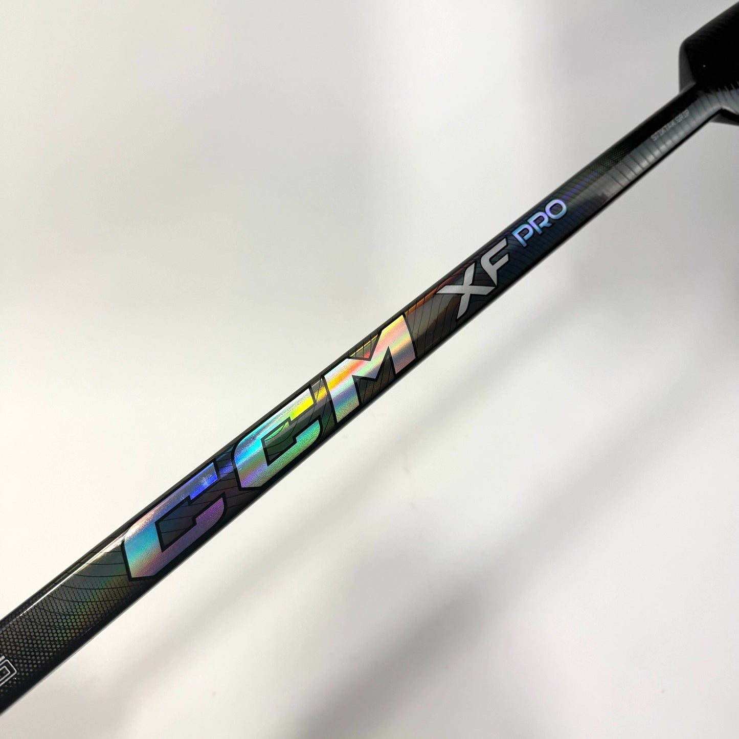 New Regular Black/Gold CCM Tacks XF Pro Goalie Stick | 25" Paddle P31 Curve Grip | AB975