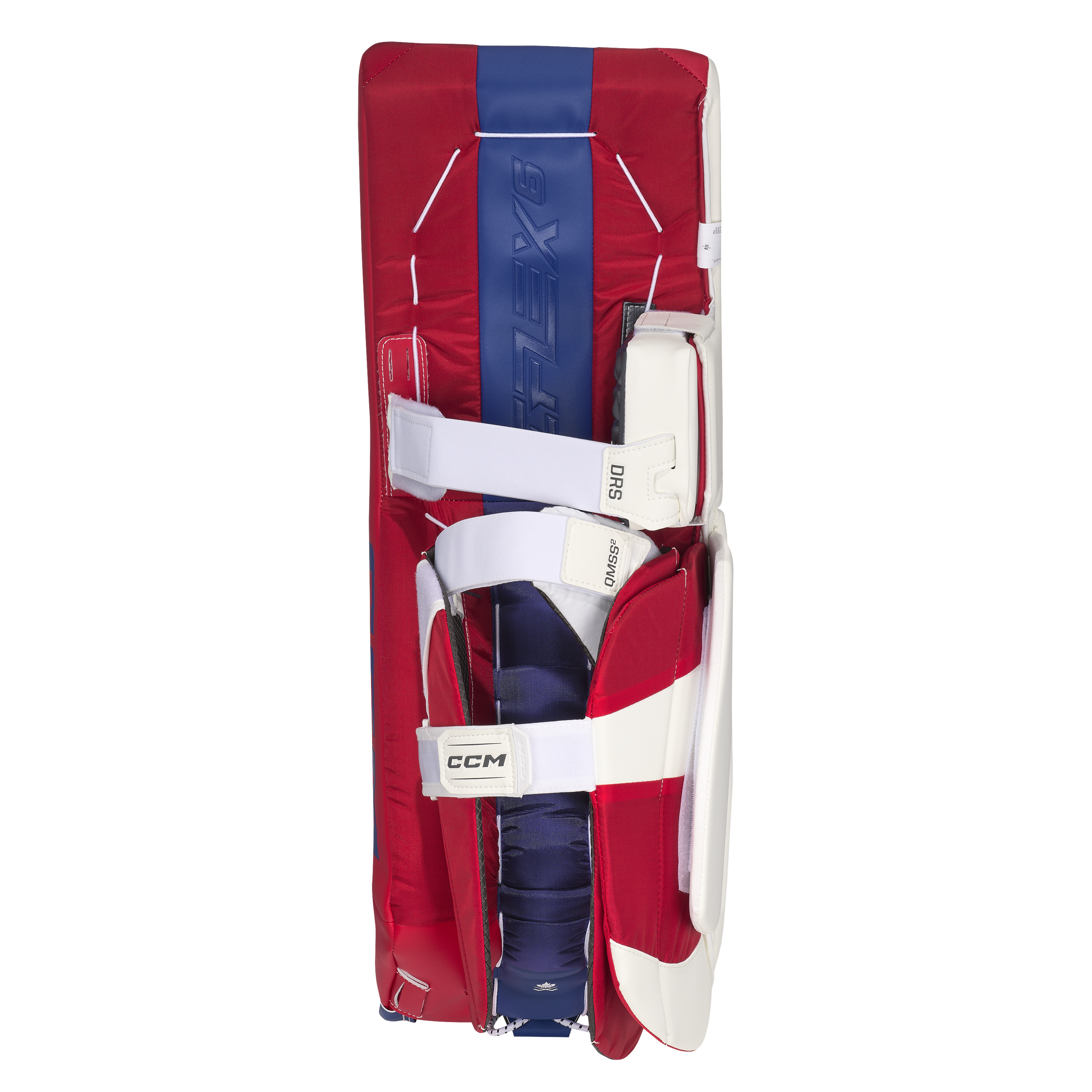 New CCM White E Flex 6.9 Goalie Leg Pads | 33+1" | #191520631734 - Top Flight Hockey