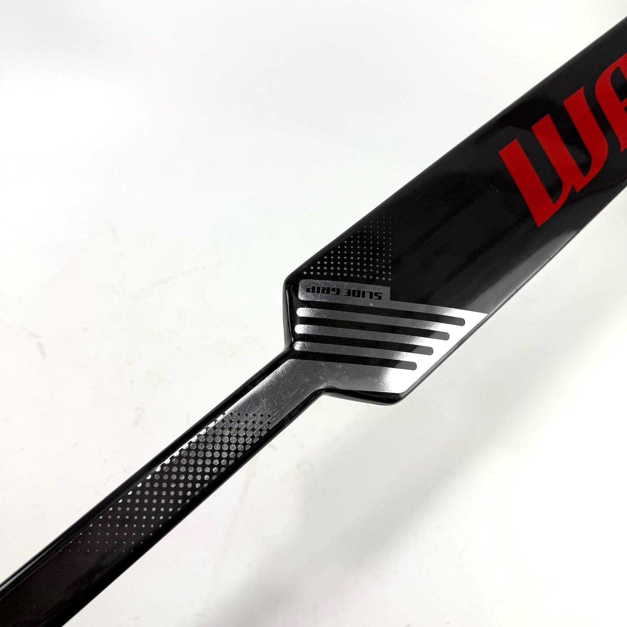 New Regular Black/Red Warrior Ritual V4 Goalie Stick | 25.5" Paddle Custom Curve | Mrazek | R302 - Top Flight Hockey